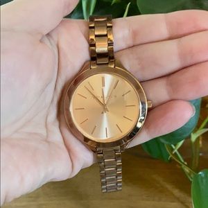 Rose Gold MK Watch
